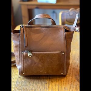 Perlina Leather Judi Convertible Backpack/Purse